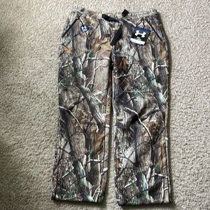 NWT Men’s Under Armour RealTree AP Camo Derecho Windproof ColdGear Pants SZXXL